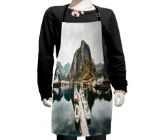 Scenic Marina Port Area Kids Apron