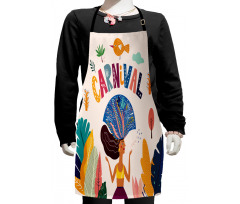 Rio Spring Carnival Lady Kids Apron