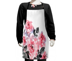 Pastel Roses Kids Apron