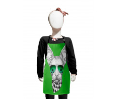 Funny Sphynx Cat Artwork Kids Apron