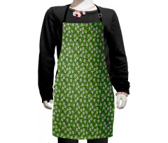 Overview of Flowers Leaves Kids Apron