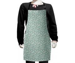 Repetitive Simplistic Animal Kids Apron