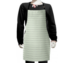 Pastel Symmetric Elements Kids Apron