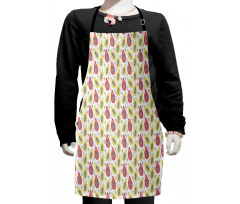 Bicolour Exotic Papaya Kids Apron