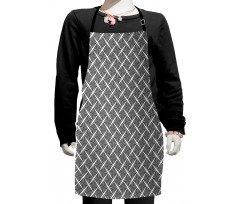 Concentric Squares Pattern Kids Apron