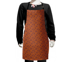 Floral Middle Eastern Art Kids Apron