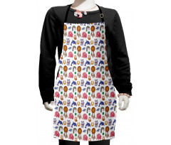 Cartoon Lucky Kids Apron