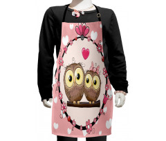 Couple on Branch Kids Apron