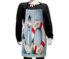 Anchor and Life Buoy Kids Apron