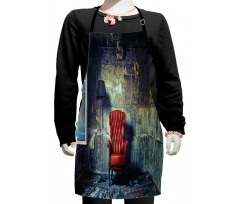 Old Armchair Messy House Kids Apron