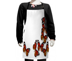 Spring Monarch Bug Kids Apron