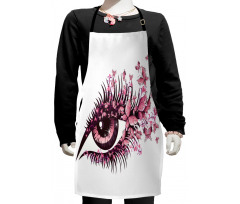 Fairy Woman Eyelashes Kids Apron