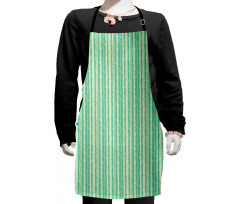 Soft Tone Tree Stems Pattern Kids Apron