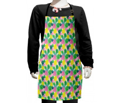 Graphical Island Leaves Kids Apron