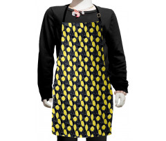 Lemons and Blossoms Drawings Kids Apron