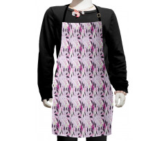 Paintbrush Strokes and Blots Kids Apron