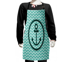 Zig Zag Pattern Kids Apron