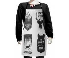 Stay Wild and Wander Kids Apron