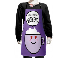 Morning Weekend Kids Apron