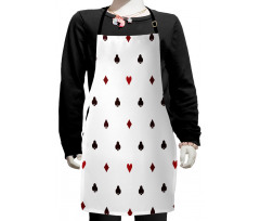 Gambling Club Minimalist Kids Apron