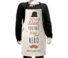 Dad You are My Hero Kids Apron