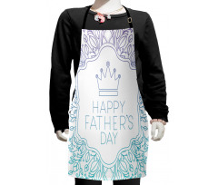 Vibrant Leafy Design Kids Apron