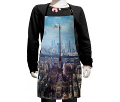 View of Eiffel Tower Kids Apron