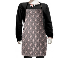 Creative Bindweed Motif Kids Apron