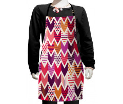 Arrow Chevron Geometry Kids Apron