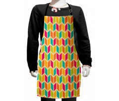 Chevron Hipster Style Kids Apron