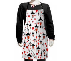 Lanterns and Hearts Kids Apron