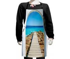 Sea with a Quay Coast Kids Apron