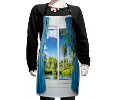 Rural Lake River View Kids Apron