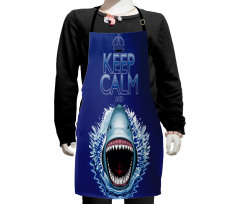 Wild Shark Hunter Kids Apron