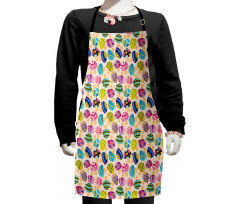 Doodle Mushroom Fairy Kids Apron