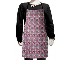 Hello Free Happy Love Wording Kids Apron