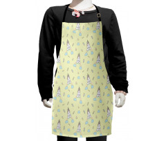 Doing Yoga Kids Apron