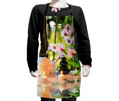 Spa with Candles Orchids Kids Apron