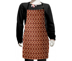 Azulejo Floral Motif Kids Apron