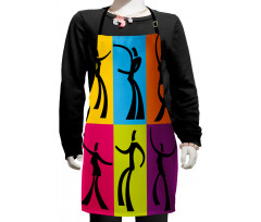 Dancers Colors Kids Apron