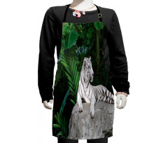 White Tiger in Jungle Kids Apron