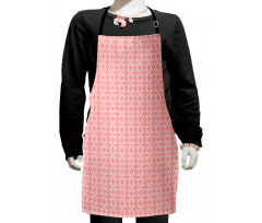 Monochrome Slavic Motifs Kids Apron