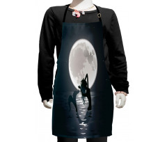 Mermaids at Night Kids Apron