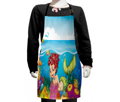 Palm Trees in Island Kids Apron