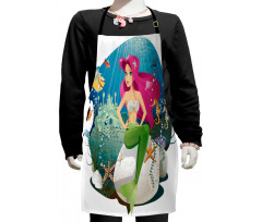 Underwater Mermaid Kids Apron