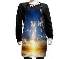 Sunset Reflection on Sea Kids Apron