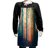 Autumn Forest Woodland Kids Apron