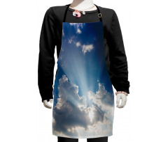 Clouds Sunny Day Sky Kids Apron