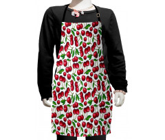 Cartoon Summer Fruit Art Kids Apron