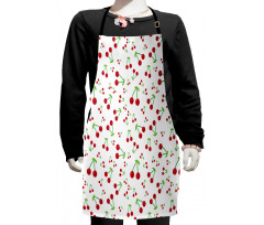 Simple Summer Fruit Pattern Kids Apron